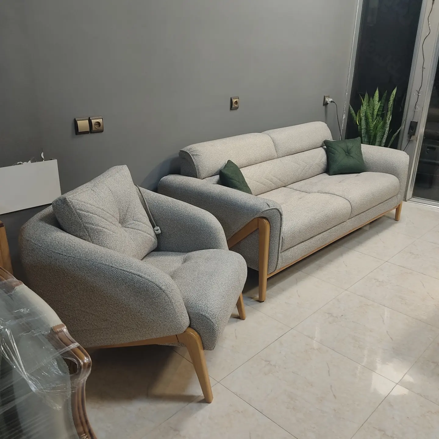 مبل راحتی تخت شو چوب راش